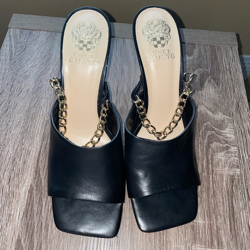 Vince Camuto Chain Heels
